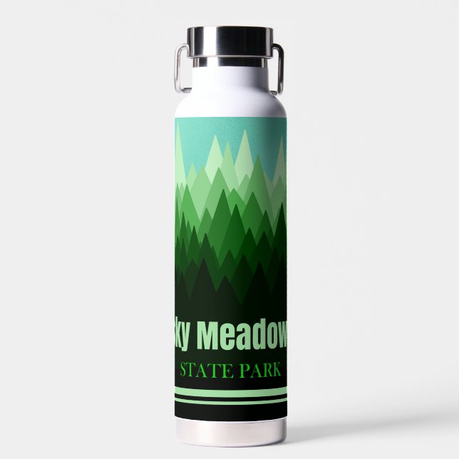 Sky Meadows Staat Park Virginia Forest Trinkflasche (Vorne)