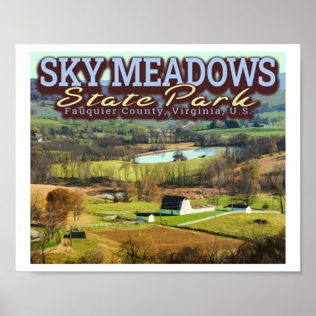 SKY MEADOWS - VIRGINIA POSTER (Vorne)