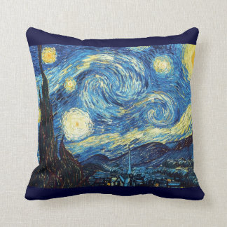 Sky Nature Blue Nature Gogh Star Starry-Night Kissen
