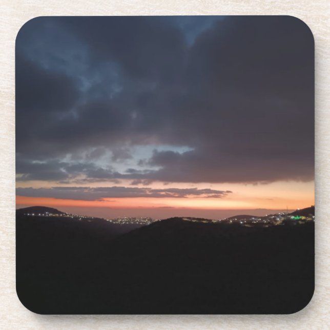 Sky night Hard plastic Untersetzer (Vorderseite)