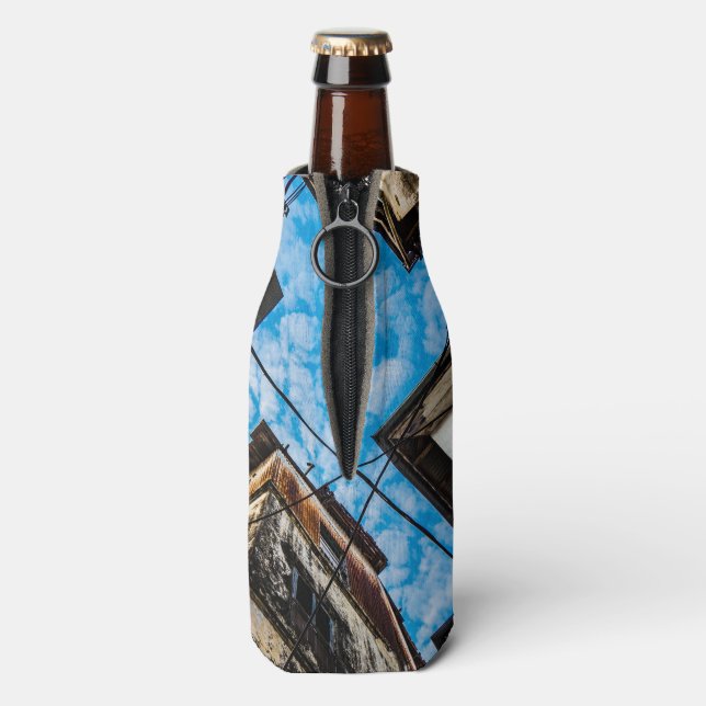 Sky Over Stonetown, Sansibar Flaschenkühler (Flasche Rückseite)