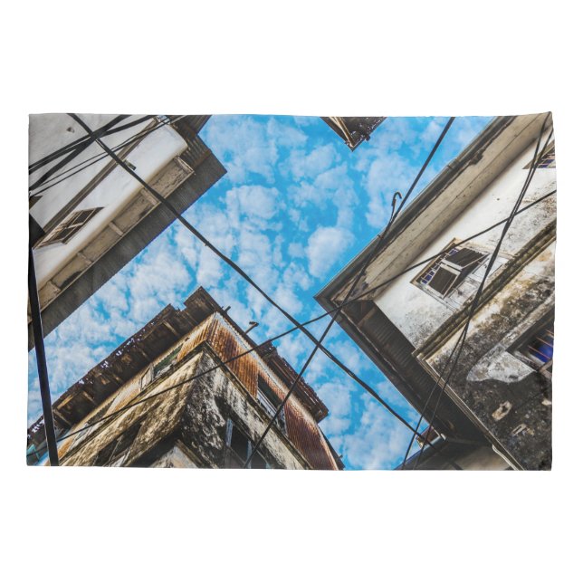Sky Over Stonetown, Sansibar Kissenbezug (Rückseite)