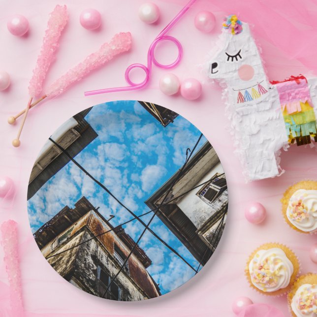 Sky Over Stonetown, Sansibar Pappteller (Party)