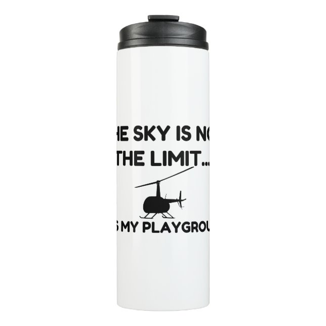 SKY PLAYBODEN-Hubschrauber Thermosbecher (Vorderseite)