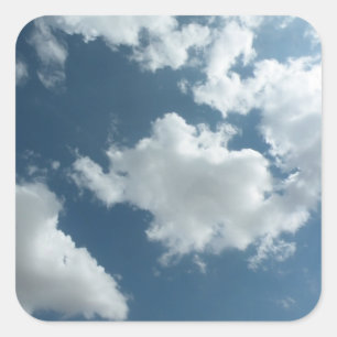 Sky Quadratischer Aufkleber