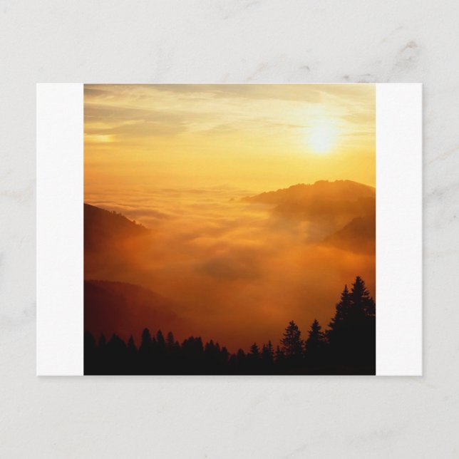 Sky St Gallen Schweiz Postkarte (Vorderseite)