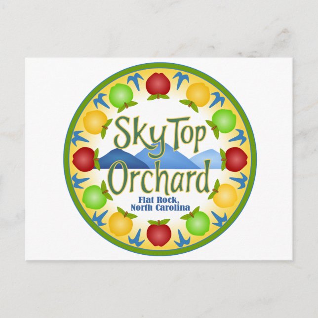 Sky Top Orchard Postkarte (Vorderseite)