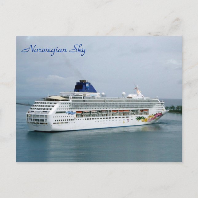 Sky Turning in Nassau Postkarte (Vorderseite)