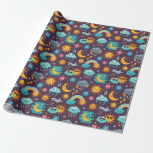 Sky Wrapping Paper Geschenkpapier