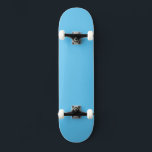 Skyblue Skateboard<br><div class="desc">Skateboard in blau. Solid Color Skyblue Deck. Skate Blau schlicht</div>