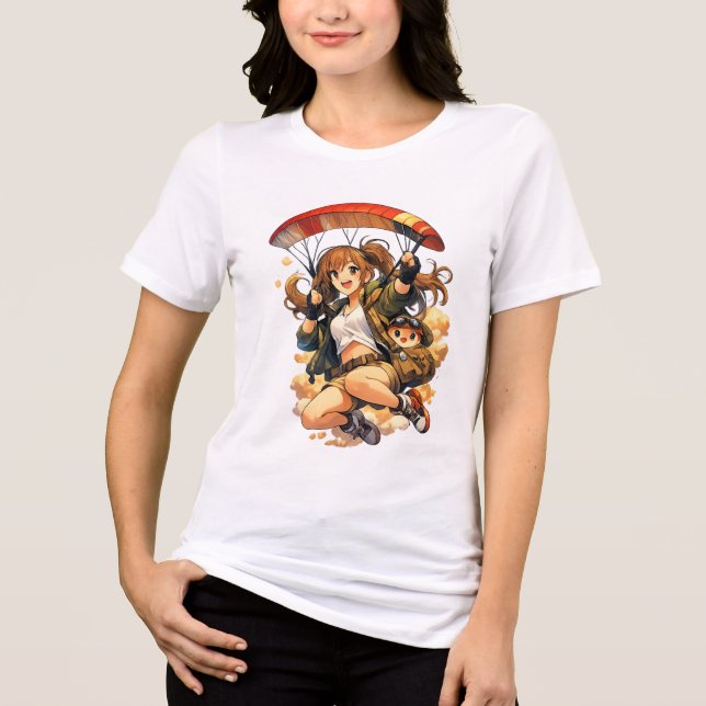 Skybound Duo Paragleiter Tri-Blend Shirt (Vorderseite)