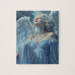 Skybound Silence: Engel des Mitternachtschleiers Puzzle<br><div class="desc">Stücke zusammen Gelassenheit. Dieses friedliche Engelpuzzle ist sowohl eine beruhigende Herausforderung als auch ein atemberaubendes Stück Fantasiekunst.</div>