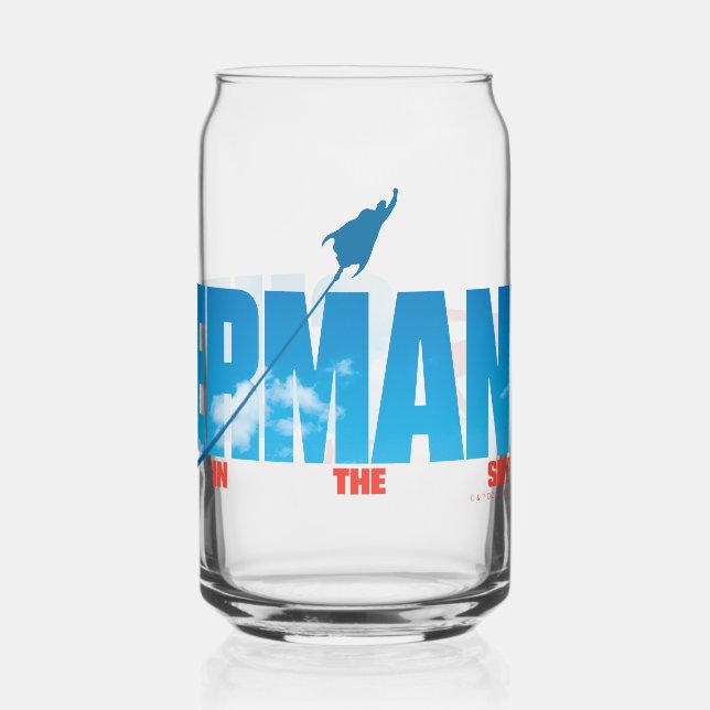 Skybound Superman Silhouette Dosenglas (Rückseite)
