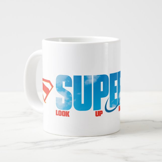Skybound Superman Silhouette Jumbo-Tasse (Vorderseite Links)