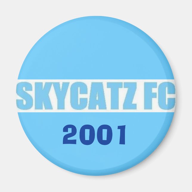SKYCATZFC-TEXT 2001-Magnet Magnet (Vorne)