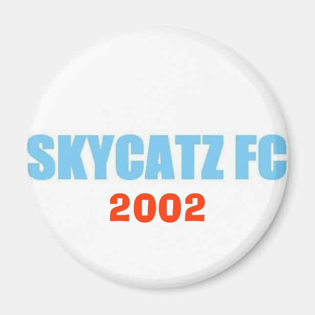 SKYCATZFC-TEXT 2002-Magnet Magnet (Vorne)