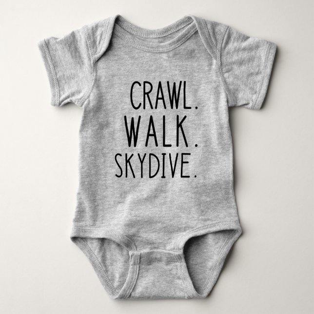 Skydive Baby, Crawl Walk Skydive Baby Strampler (Vorderseite)
