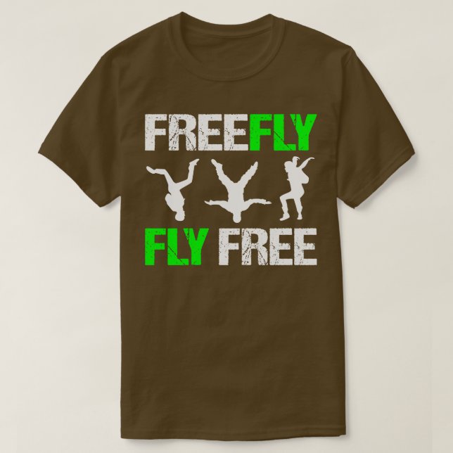 Skydive Fallschirmspringer Geschenkidee T-Shirt (Design vorne)