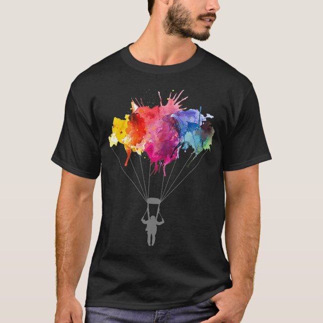 Skydive Parachuting Skydiver Skydive T-Shirt  (Vorderseite)