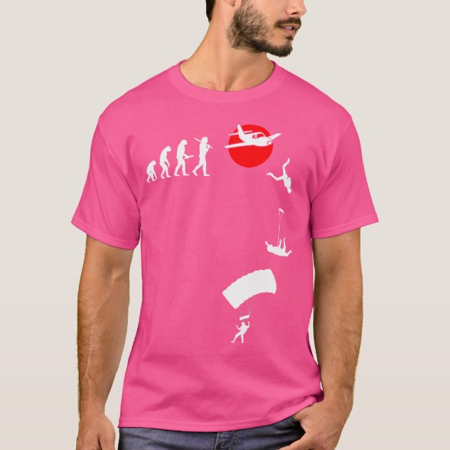 Skydive Parachutist Parachute Skydiver Geschenk Id T-Shirt (Vorderseite)