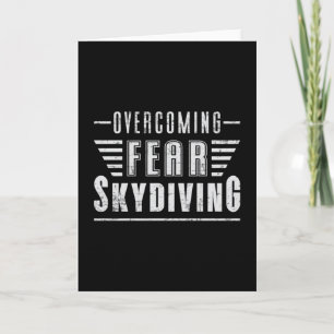 Skydive Skydive Skydiver Flugzeug Jump Funny Gift Karte