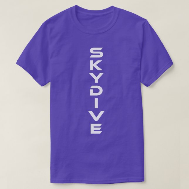 Skydive Skydiver Skydiver Fallschirm T-Shirt (Design vorne)