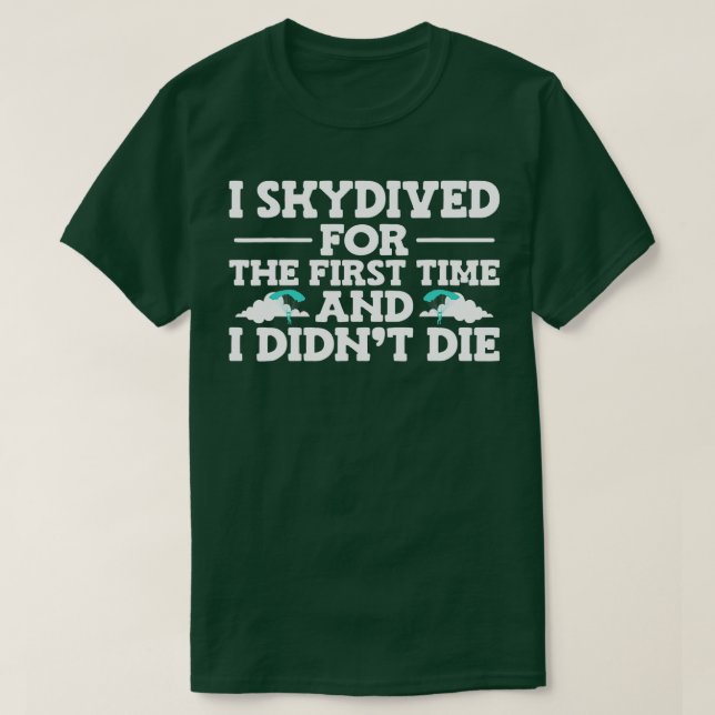 Skydive Skydiver Skydiver T-Shirt (Design vorne)
