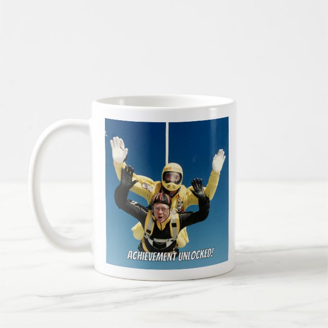Skydive-Tasse - Errungenschaft Kaffeetasse (Links)