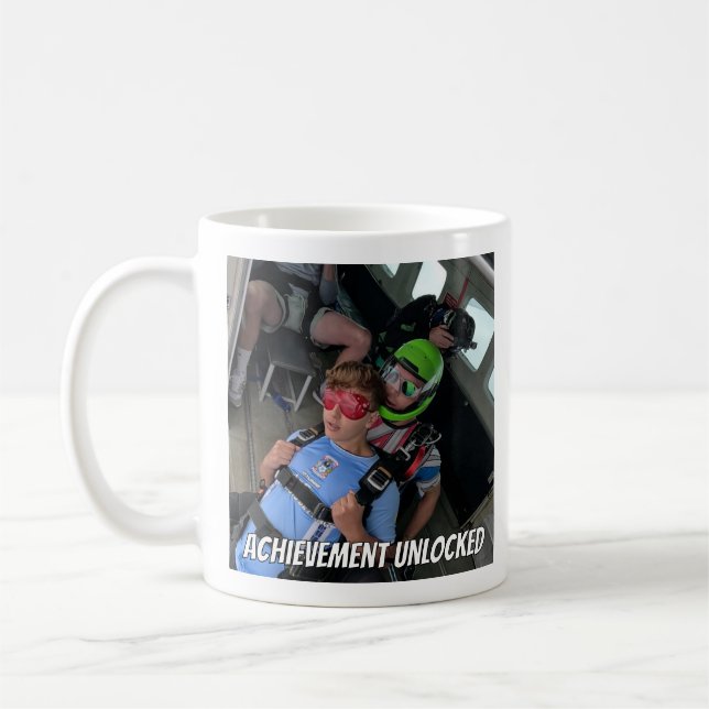 Skydive-Tasse - Errungenschaft Kaffeetasse (Links)