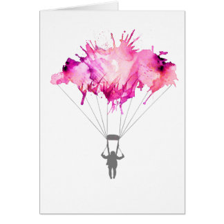 Skydiver-Fallschirm Skydiving mit Fallschirm