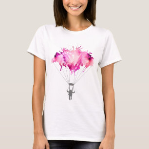 Skydiver, Fallschirm. Skydiving Sport. T-Shirt