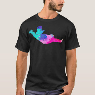 Skydiver Fallschirmspringen Retro T-Shirt