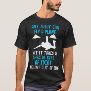 Skydiver-Geschenke für Männer Vater Sprung Flugzeu T-Shirt