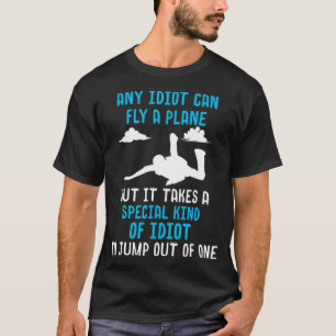 Skydiver-Geschenke für Männer Vater Sprung Flugzeu T-Shirt