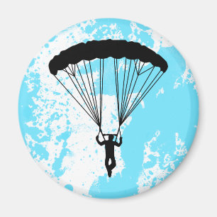 Skydiver-Silhouette Magnet