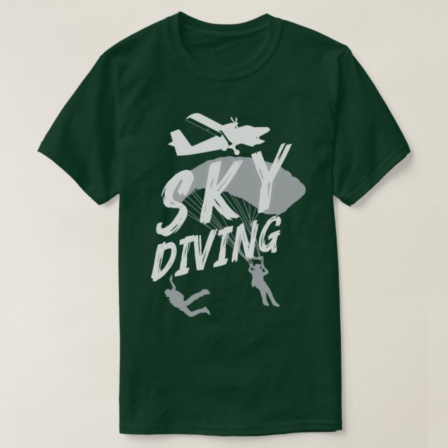 Skydiver Skydiver Diving Skydive Parachuting Gesch T-Shirt (Design vorne)