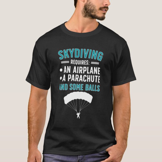 Skydiver Skydiver Skydive Skydiving T-Shirt (Vorderseite)