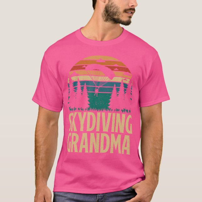 Skydiver Skydiving Oma T-Shirt (Vorderseite)