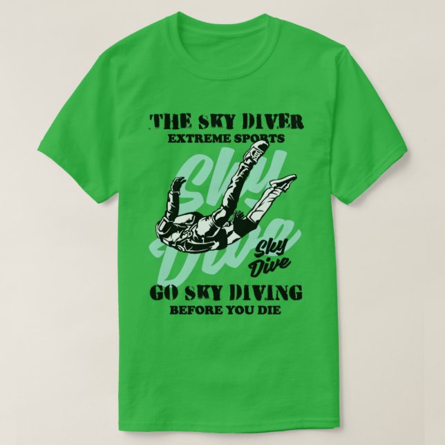 Skydiver T-Shirt (Design vorne)