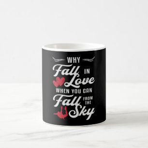 Skydiver, wenn man aus dem Himmel tauchen kann Kaffeetasse