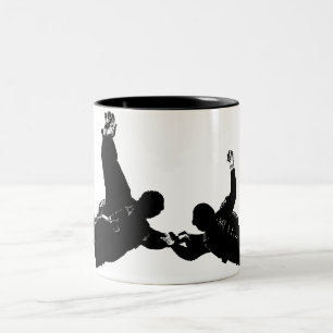 SKYDIVER ZWEIFARBIGE TASSE