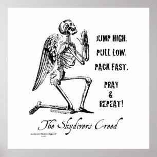 Skydivers-Kredo Poster