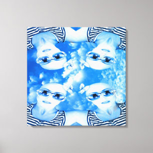 Skydiverse Leinwanddruck