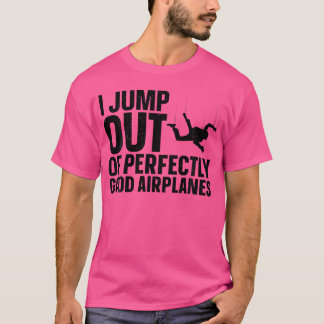 Skydiving Art for Parachuting Skydiver Sky Diving T-Shirt