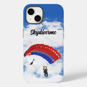 Skydiving bunter Fallschirm und Taucher Persönlich Case-Mate iPhone 14 Hülle