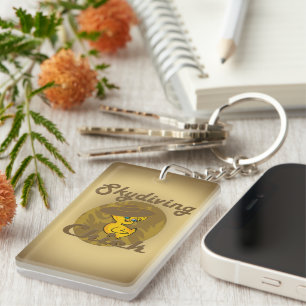 Skydiving Chick #6 Schlüsselanhänger