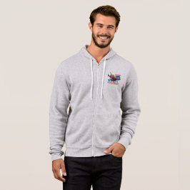 Skydiving-Feel Freedom Above Clouds | Men Full-zip Hoodie