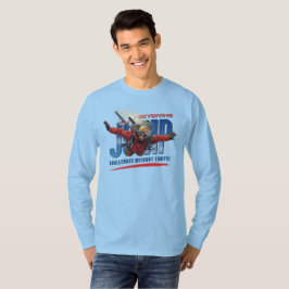 Skydiving-Feel Freedom Above the Clouds | Men L. S T-Shirt