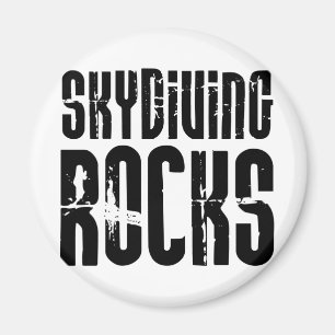 Skydiving Felsen Magnet