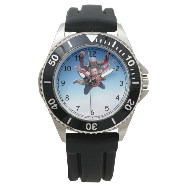 Skydiving Fun Armbanduhr (Vorderseite)